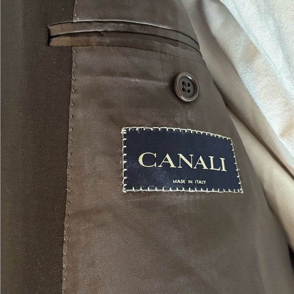 Canali Chocolate Double-Breasted Suit - Picture 5 of 8